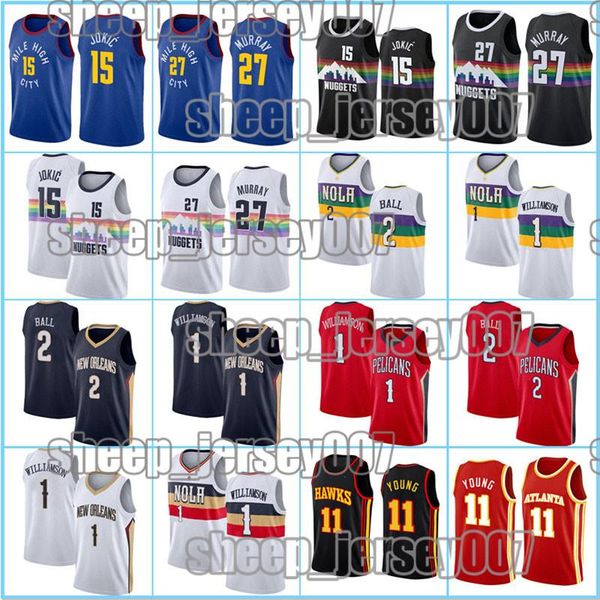 дент самородки 15 jokic jamal 27 murray nikola jersey zion 1 lonzo williamson 2 ball 11 молодые новые орлеаны пеликаны джерси, Black;red
дент самородки 15 jokic jamal 27 murray nikola jersey zion 1 lonzo williamson 2 ball 11 молодые новые орлеаны пеликаны джерси, Black;red