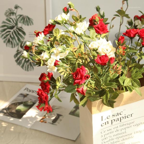 5 heads rose simulation flower home furnishing decoration hand the flower road decorated wall botany wall flowers1
5 heads rose simulation flower home furnishing decoration hand the flower road decorated wall botany wall flowers1