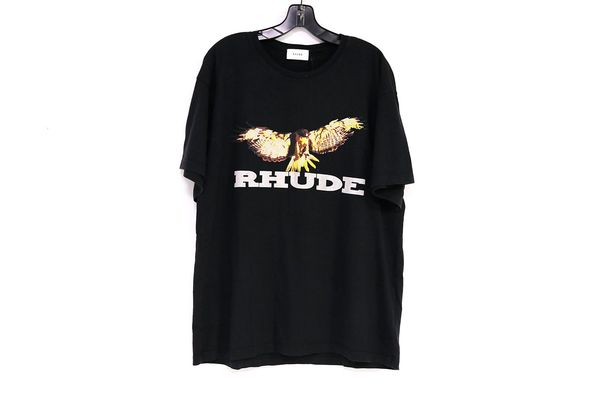 rhude pre20ss new eagle vintage t wings print short sleeve high street fashion brand, Black
rhude pre20ss new eagle vintage t wings print short sleeve high street fashion brand, Black