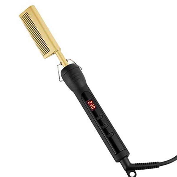 electric comb hair straightener pressing straightening comb with lcd screen temperature control for women hair wigs, Black
electric comb hair straightener pressing straightening comb with lcd screen temperature control for women hair wigs, Black