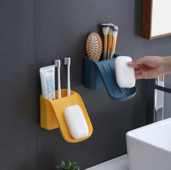 hooks & rails 2021 wall mounted soap box punch-plastic storage rack toothbrush holder drain kitchen bathroom accessories
hooks & rails 2021 wall mounted soap box punch-plastic storage rack toothbrush holder drain kitchen bathroom accessories