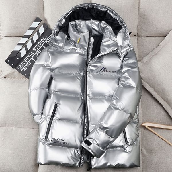 men down jacket new shiny fabric hooded white duck thick winter warm parka waterproof plus size 4xl 201119, Black
men down jacket new shiny fabric hooded white duck thick winter warm parka waterproof plus size 4xl 201119, Black