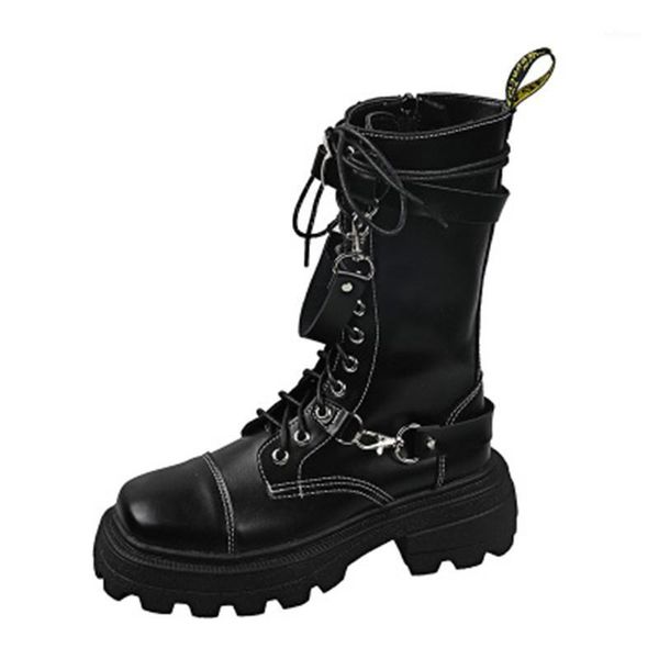 women boots punk motorcycle boots metal chain decoration platform square heel zip trend designer cool biker shoes female1, Black
women boots punk motorcycle boots metal chain decoration platform square heel zip trend designer cool biker shoes female1, Black