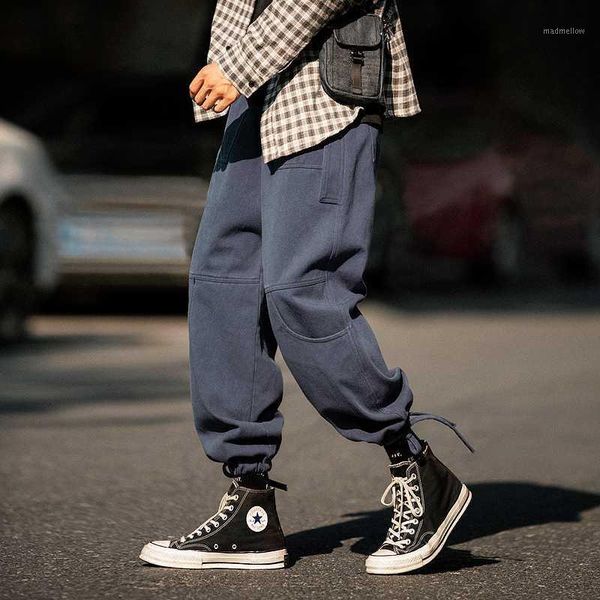 men's pants loose fitting men's straight legs wide can tie foot draw rope casual cargo1, Black
men's pants loose fitting men's straight legs wide can tie foot draw rope casual cargo1, Black