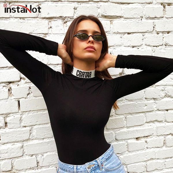 instacotton letter print turtleneck bodysuits women mock neck autumn bodycon playsuits elastic party fashion blouse1, Black;white
instacotton letter print turtleneck bodysuits women mock neck autumn bodycon playsuits elastic party fashion blouse1, Black;white