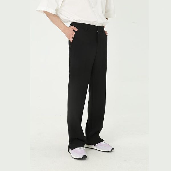 men's suits & blazers ewq men's wear | 2021 summer black causal suit pants for male korean style loose side vent hem wide leg 9y30, White;black
men's suits & blazers ewq men's wear | 2021 summer black causal suit pants for male korean style loose side vent hem wide leg 9y30, White;black