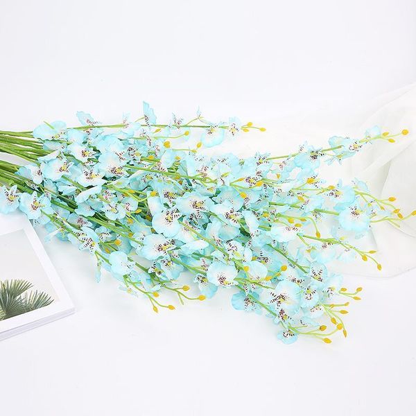 decorative flowers & wreaths 20branches 95cm artificial dancing orchid flower bouquet for wedding home garden office el bedroom decoration f
decorative flowers & wreaths 20branches 95cm artificial dancing orchid flower bouquet for wedding home garden office el bedroom decoration f
