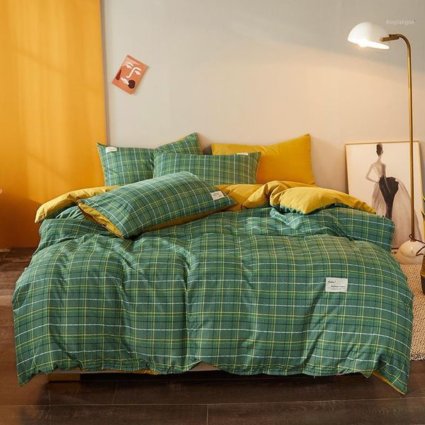 japan style plaid bedding set nordic bed linen duvet cover pillowcase bed sheet sets twin king size set1
japan style plaid bedding set nordic bed linen duvet cover pillowcase bed sheet sets twin king size set1