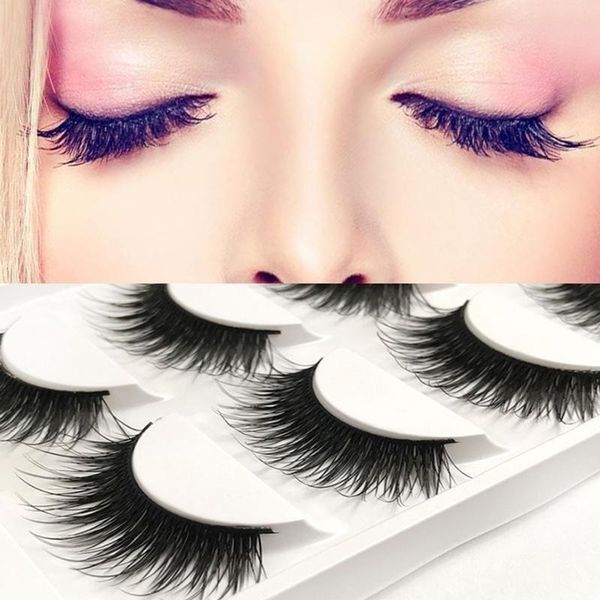 5 pairs new fashion false eyelash curl eyelash artificial extension makeup eyelashes thick fiber natural false
5 pairs new fashion false eyelash curl eyelash artificial extension makeup eyelashes thick fiber natural false