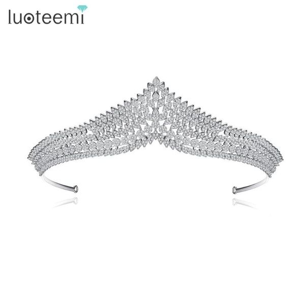 allakalo роскошная принцесса королева корона tiaras для женщин bridal wedding clear cz камень для волос модные аксессуары ювелирные изделия, Golden;silver
allakalo роскошная принцесса королева корона tiaras для женщин bridal wedding clear cz камень для волос модные аксессуары ювелирные изделия, Golden;silver