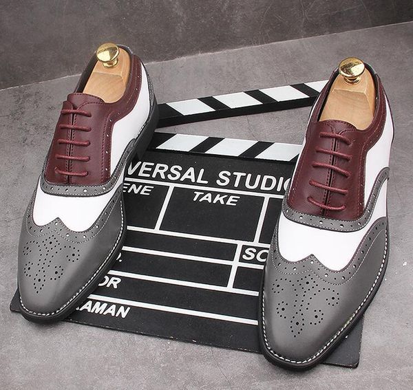 2021 new men trend pointed color mixed brogue british style oxford shoes male wedding dress homecoming shoes zapatillas hombre, Black
2021 new men trend pointed color mixed brogue british style oxford shoes male wedding dress homecoming shoes zapatillas hombre, Black