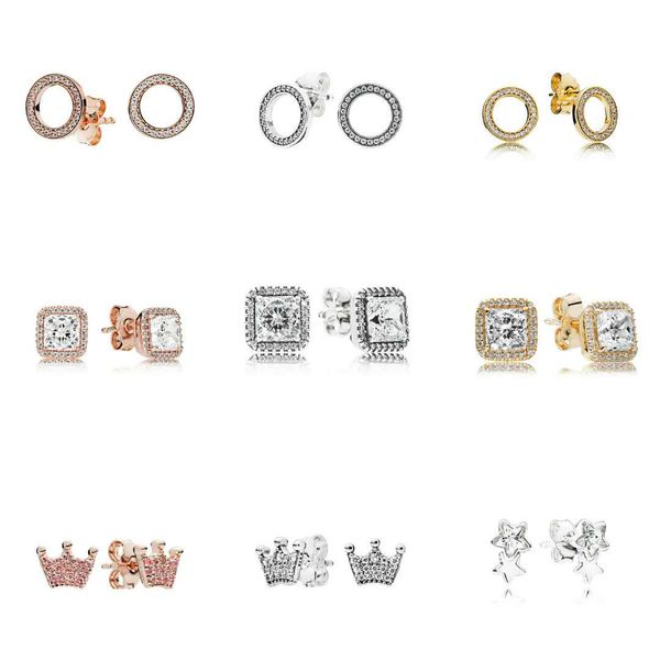 925 sterling silver square big cz diamond earring fit wedding jewelry gold rose gold plated stud earring women earrings accessories, Golden;silver
925 sterling silver square big cz diamond earring fit wedding jewelry gold rose gold plated stud earring women earrings accessories, Golden;silver