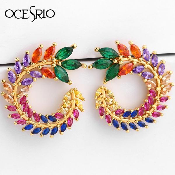 luxury olive branch cubic zirconia stud earrings for women rainbow colorful cz shiny leaf shape flower earrings jewelry ers-r171, Golden;silver
luxury olive branch cubic zirconia stud earrings for women rainbow colorful cz shiny leaf shape flower earrings jewelry ers-r171, Golden;silver
