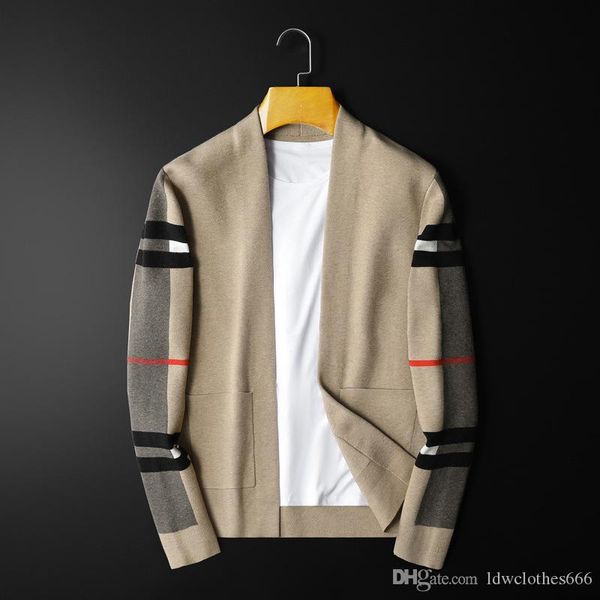 fashion quality men's sweater 20ss men's cardigan sweater new shirt collar striped fashion sweater jacket jacket large size coat s, White;black
fashion quality men's sweater 20ss men's cardigan sweater new shirt collar striped fashion sweater jacket jacket large size coat s, White;black