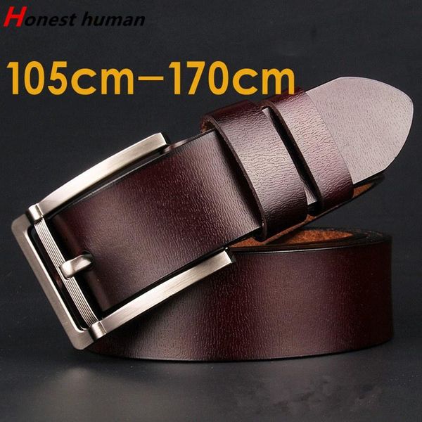 plus large size genuine leather belts for men fat fashion casual pin buckle belt luxury overlength jeans strap 140 150 160 170cm, Black;brown
plus large size genuine leather belts for men fat fashion casual pin buckle belt luxury overlength jeans strap 140 150 160 170cm, Black;brown
