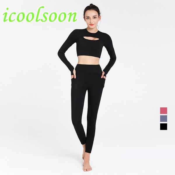 yoga outfits icoolsoon pocket fitness women elastic tight-fitting high waist hip autumn and winter quick-drying running pants leggings, White;red
yoga outfits icoolsoon pocket fitness women elastic tight-fitting high waist hip autumn and winter quick-drying running pants leggings, White;red