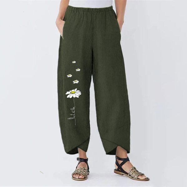 women casual pants summer elastic waist wide leg pants vintage floral printed trousers female loose pantalon plus size, Black;white
women casual pants summer elastic waist wide leg pants vintage floral printed trousers female loose pantalon plus size, Black;white