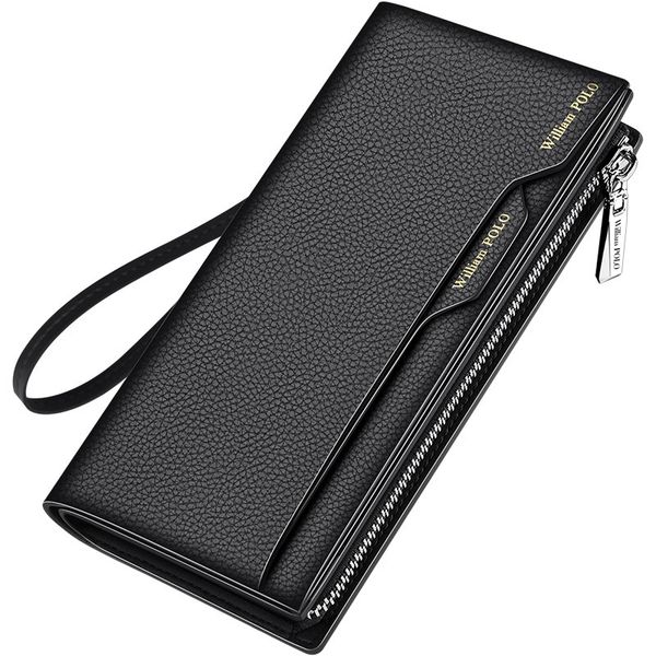 williampolo business men brand clutch bags leather wallet men's phone credit card organizer removable card holder gift for men c1115, Red;black
williampolo business men brand clutch bags leather wallet men's phone credit card organizer removable card holder gift for men c1115, Red;black