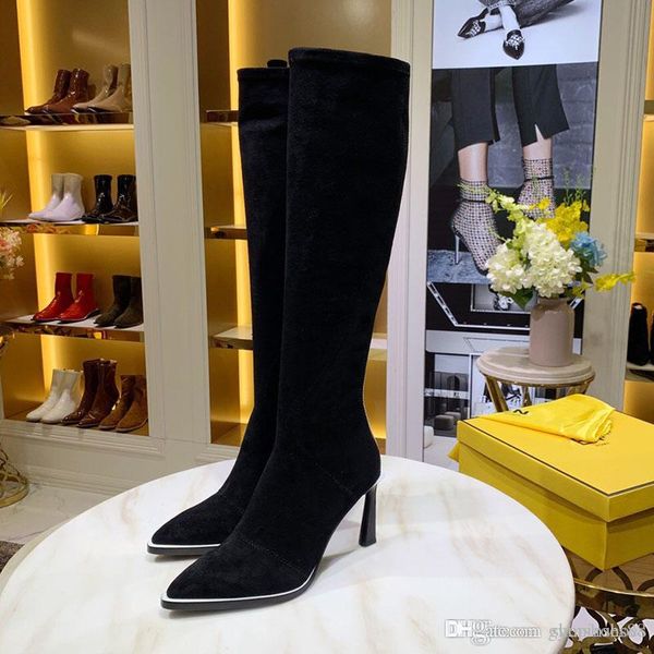 women luxury boots heel 8.5 cm real leather fashion ladies winter boots 16 inches thigh high boots size 35-40, Black
women luxury boots heel 8.5 cm real leather fashion ladies winter boots 16 inches thigh high boots size 35-40, Black