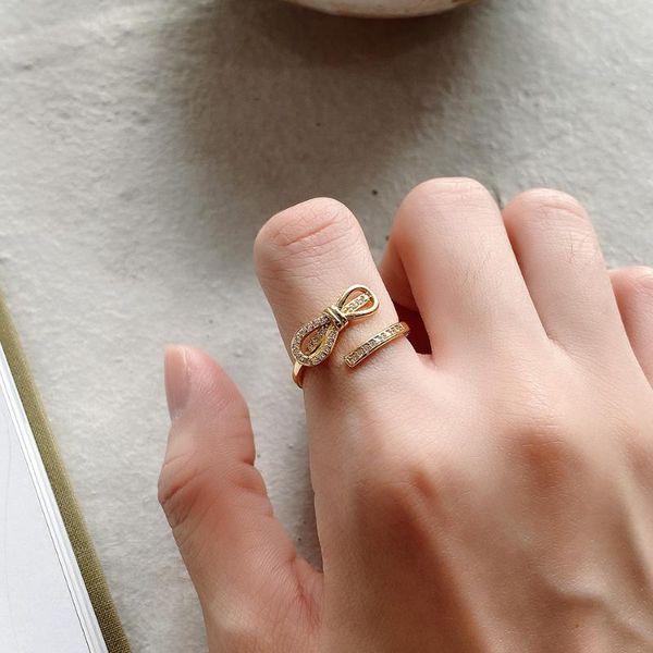 cluster rings amaiyllis 925 sterling silver bowknot open ring micro pave cz zircon hipster gold for women jewelry, Golden;silver
cluster rings amaiyllis 925 sterling silver bowknot open ring micro pave cz zircon hipster gold for women jewelry, Golden;silver