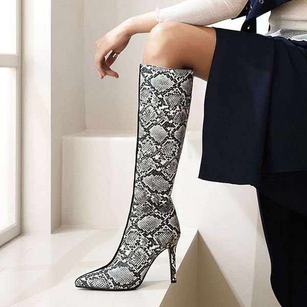 arden furtado winter fashion pointedoe stilettos heels serpentine women's shoes personality color matching knee high boots1, Black
arden furtado winter fashion pointedoe stilettos heels serpentine women's shoes personality color matching knee high boots1, Black