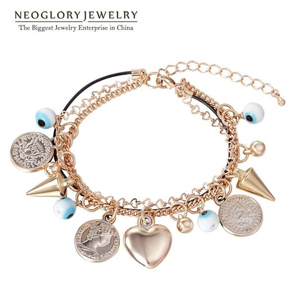 charm bracelets neoglory light yellow gold color bead lobster fashion eye bracelet bangle for women 2021 jewelry brand party gift qc4, Golden;silver
charm bracelets neoglory light yellow gold color bead lobster fashion eye bracelet bangle for women 2021 jewelry brand party gift qc4, Golden;silver