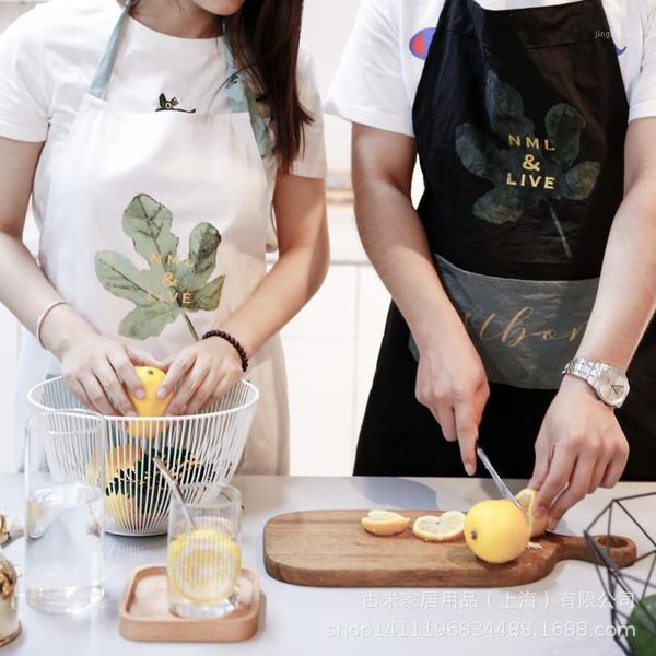 home fashion kitchen hanging neck apron cotton high-grade creative waterproof anti-fouling thick aprons alphabet leaves print1
home fashion kitchen hanging neck apron cotton high-grade creative waterproof anti-fouling thick aprons alphabet leaves print1