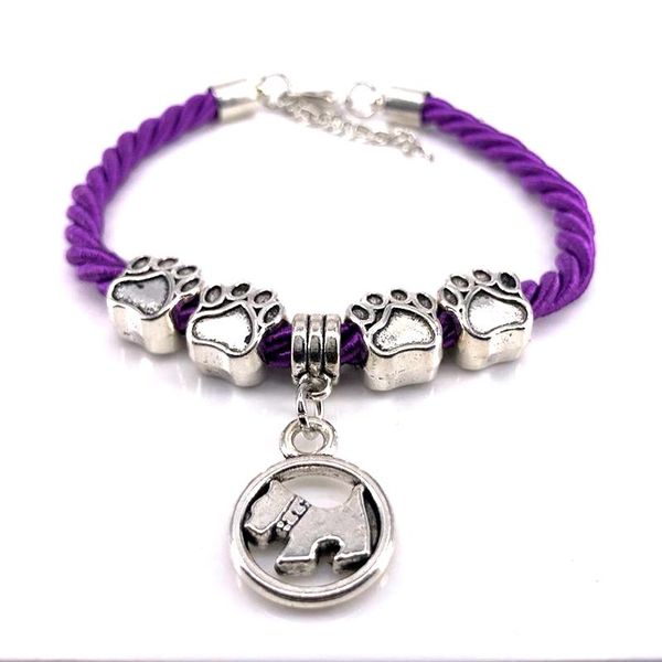 charm bracelets 2021 hand woven 8 colors rope chain bracelet dog for pet lovers wholesale b18083, Golden;silver
charm bracelets 2021 hand woven 8 colors rope chain bracelet dog for pet lovers wholesale b18083, Golden;silver