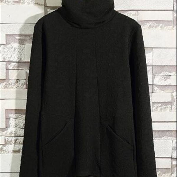 2021 New Spring Double Pocket Personality Hop Men Vest Collar Stack Black Size Large Korean Version of Turtleneck Wear. Z8VV
2021 New Spring Double Pocket Personality Hop Men Vest Collar Stack Black Size Large Korean Version of Turtleneck Wear. Z8VV