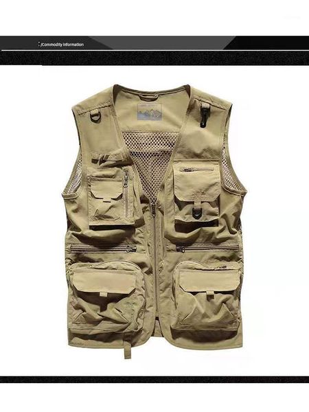 men's multi-functional big pockets light mesh vest classic male sleeveless outdoor pgrapher fishing hiking travel vest1, Black;white
men's multi-functional big pockets light mesh vest classic male sleeveless outdoor pgrapher fishing hiking travel vest1, Black;white