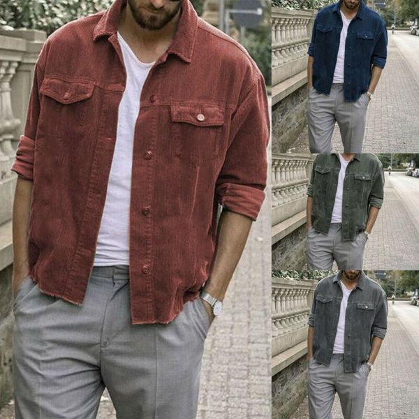 mens slim fit lapel collar coat jacket outwear corduroy button solid pockets solid color long sleeve coats, Black;brown
mens slim fit lapel collar coat jacket outwear corduroy button solid pockets solid color long sleeve coats, Black;brown