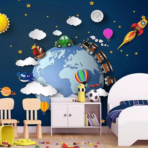 custom 3d p wallpaper cartoon car starry universe planet baby bedroom children room decoration wall mural papel de parede
custom 3d p wallpaper cartoon car starry universe planet baby bedroom children room decoration wall mural papel de parede