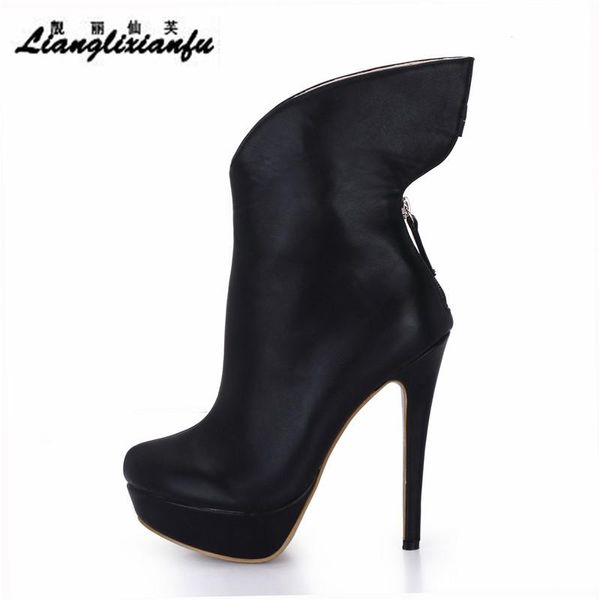 stilettos ankle boots 14cm thin heels round toe black shoes woman botas mujer platforms dress pumps free
stilettos ankle boots 14cm thin heels round toe black shoes woman botas mujer platforms dress pumps free