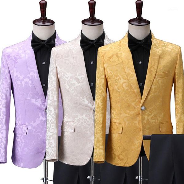 hoo 2020 new men's jacquard suit green fruit collar printed dress suit stage host singer two pieces1, White;black
hoo 2020 new men's jacquard suit green fruit collar printed dress suit stage host singer two pieces1, White;black