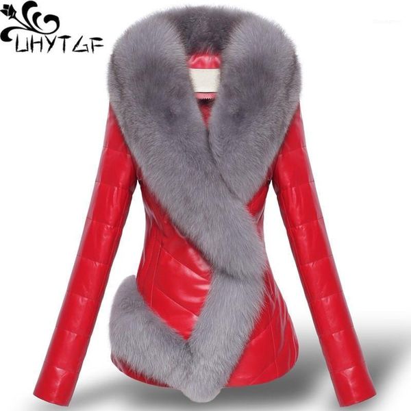 uhytgf new leather down jacket thick coat female imitation fur slim warm short quality pu leather winter coat women 9321, Black
uhytgf new leather down jacket thick coat female imitation fur slim warm short quality pu leather winter coat women 9321, Black