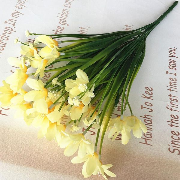 decorative flowers & wreaths wedding decoration flower 1 bunch artificial plastic orchid plant fake silk arrangement home
decorative flowers & wreaths wedding decoration flower 1 bunch artificial plastic orchid plant fake silk arrangement home