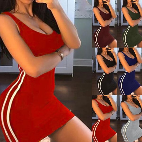 casual dresses women's fashion slim stripe hip wrap waistcoat sleeveless dress bodycon summer elegant woman, Black;gray
casual dresses women's fashion slim stripe hip wrap waistcoat sleeveless dress bodycon summer elegant woman, Black;gray