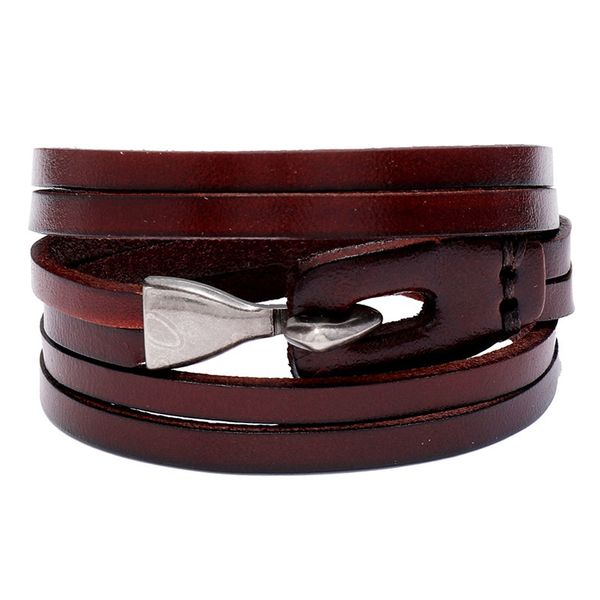 fashion accessories multi layer trend leather bracelet simple student accessories, Silver
fashion accessories multi layer trend leather bracelet simple student accessories, Silver