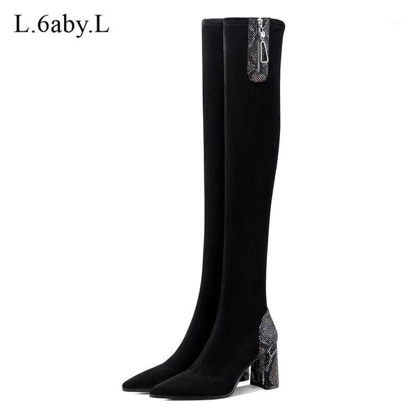 2020 winter women fashion long boots over the knee boots high heels pointed shoes slip on black size 34-391
2020 winter women fashion long boots over the knee boots high heels pointed shoes slip on black size 34-391