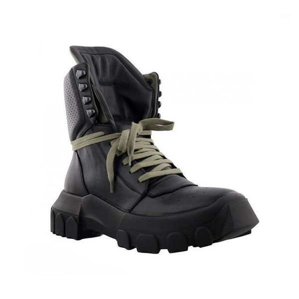 boots winter men lace up tactical ankle med heels platform work safety shoes army genuine leather homme1, Black
boots winter men lace up tactical ankle med heels platform work safety shoes army genuine leather homme1, Black