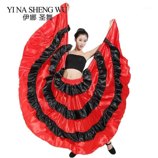 stage wear 1pc women belly dance costumes spanish bullfighting skirt practice performance gypsy long1, Black;red
stage wear 1pc women belly dance costumes spanish bullfighting skirt practice performance gypsy long1, Black;red