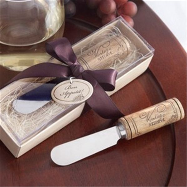 wedding gift and giveaways-- stainless steel spreader with wine cork handle party favor
wedding gift and giveaways-- stainless steel spreader with wine cork handle party favor