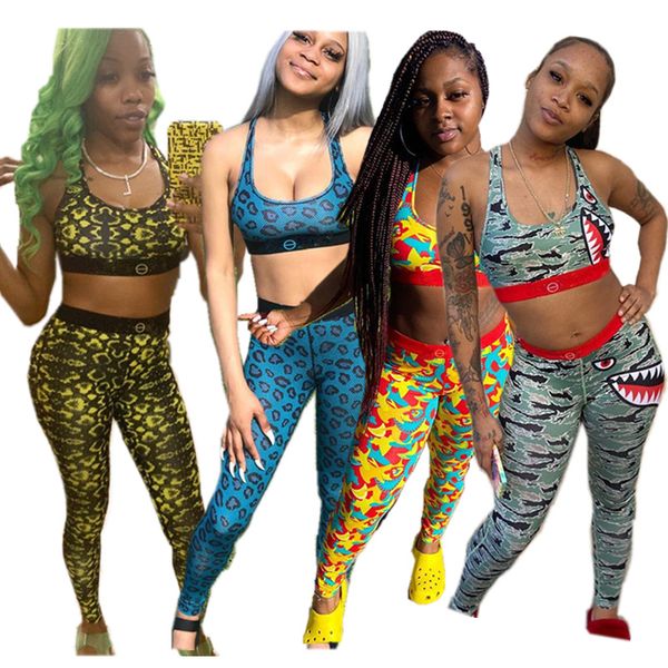 fashion women two piece set shark print tracksuit push up vest bra + pants leggings sports suit summer outfits trendy design sportswear, White
fashion women two piece set shark print tracksuit push up vest bra + pants leggings sports suit summer outfits trendy design sportswear, White
