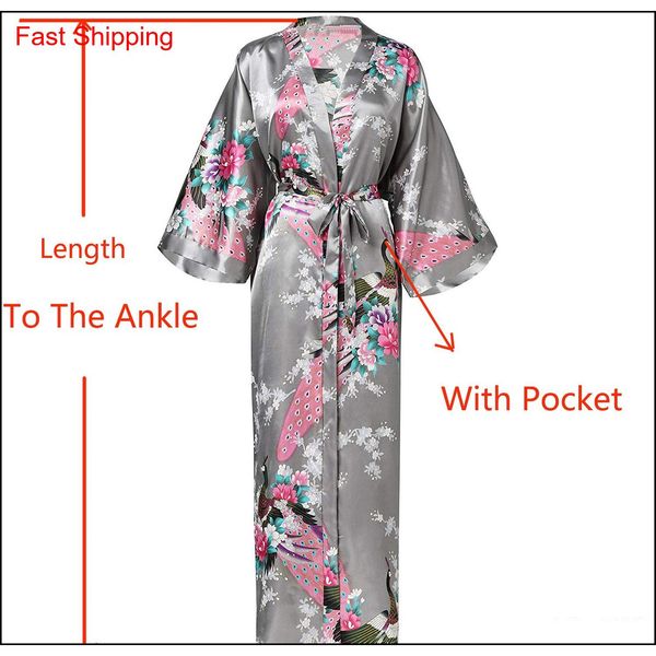 gray women long printed robe floral&peacock bride bridesmaid dressing gown rayon sleepwear leisure kimono bathro jllyyx mxyard
gray women long printed robe floral&peacock bride bridesmaid dressing gown rayon sleepwear leisure kimono bathro jllyyx mxyard