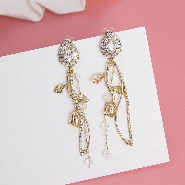dangle & chandelier dominated 2021 korea fashion exquisite crystal drop earrings women long metal flower tassel exaggerated style, Silver
dangle & chandelier dominated 2021 korea fashion exquisite crystal drop earrings women long metal flower tassel exaggerated style, Silver