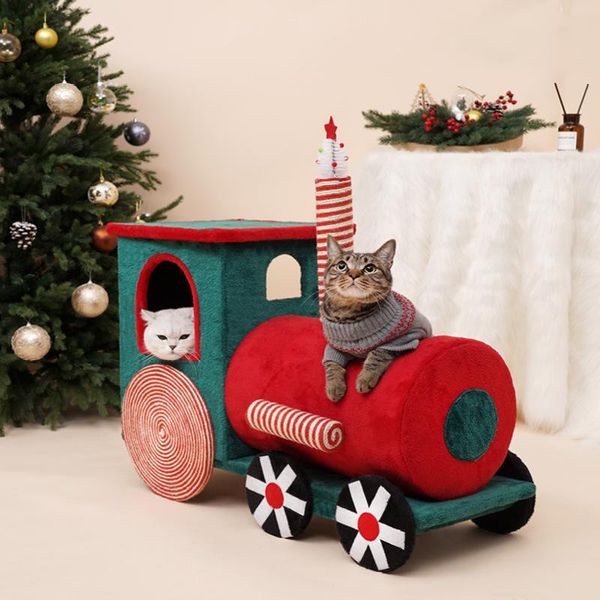 cat beds & furniture christmas train climbing frame nest scratch board tunnel integration festival gift house bed
cat beds & furniture christmas train climbing frame nest scratch board tunnel integration festival gift house bed