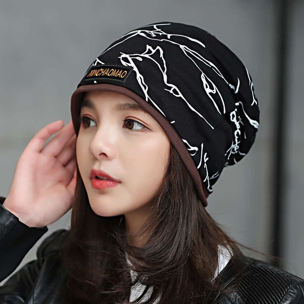 confinement cap autumn and winter postpartum women's hat spring fashion warm maternity headscarf summer thin products, Black;white