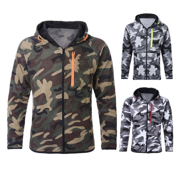 2020 autumn men fashion jacket camouflage printed hooded windbreaker zipper hoodies coat gym clothes 1pcs male plus size 3xl, Black;brown
2020 autumn men fashion jacket camouflage printed hooded windbreaker zipper hoodies coat gym clothes 1pcs male plus size 3xl, Black;brown