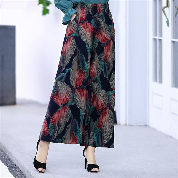 2020 women summer casual retro print bohemian wide leg pants high waist wide legs trousers elastic waist beach holiday pants, Black;white
2020 women summer casual retro print bohemian wide leg pants high waist wide legs trousers elastic waist beach holiday pants, Black;white