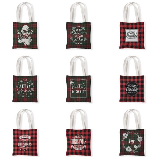 the latest 33x37cm size, christmas plaid red cloth style christmas gift bag, christmas decoration canvas shopping bag, ing
the latest 33x37cm size, christmas plaid red cloth style christmas gift bag, christmas decoration canvas shopping bag, ing